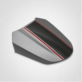 Аксессуар Moto Morini. Декоративная накладка сиденья (серая)