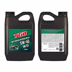 Аксессуар. TGB Масло моторное синтетическое SAE 5w40 API SN