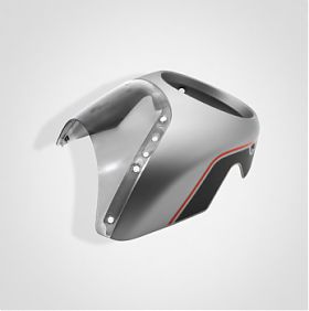 Аксессуар Moto Morini. Декоративная накладка фары (серая)