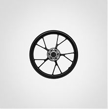 Диск колесный литой передний (черный) 455000-P14A-0001